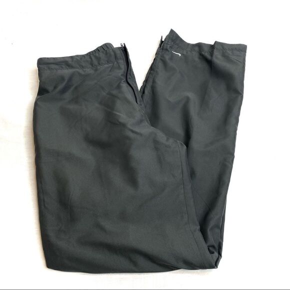 Nike gray mesh lined zipper and drawstring nylon track pants size M - Picture 8 of 16